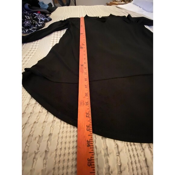 Cato Blouse Plus Size XL Top Black Long Sleeved Casual Relaxed Fit Wash & Wear - Picture 8 of 8